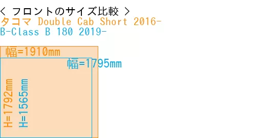 #タコマ Double Cab Short 2016- + B-Class B 180 2019-